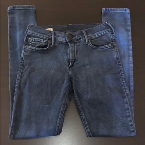 True Religion Halle Mid Rise Super Skinny Jeans